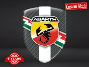 Fiat Abarth Adesivi Aziendali su Misura Edizione Regolabili Design